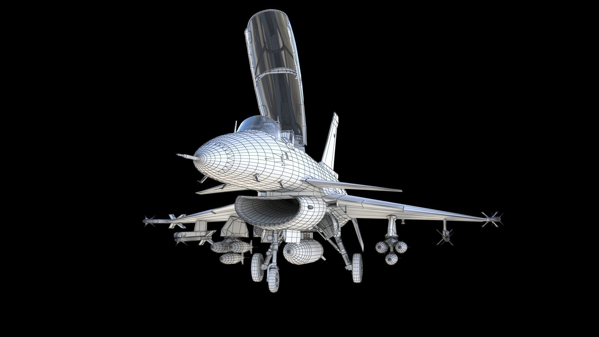 IAI Lavi fighter 3D model_34