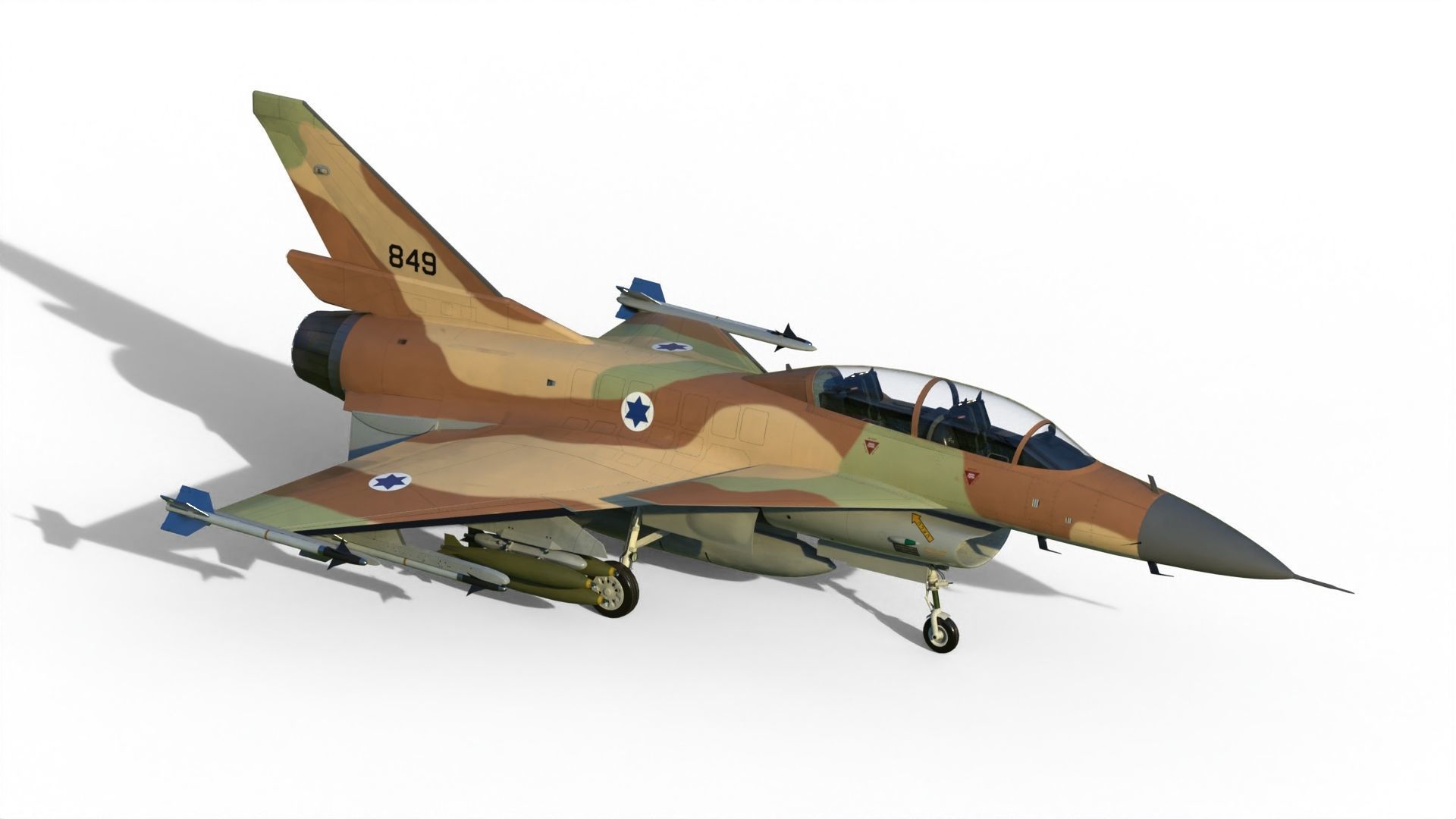 IAI Lavi fighter 3D model_14