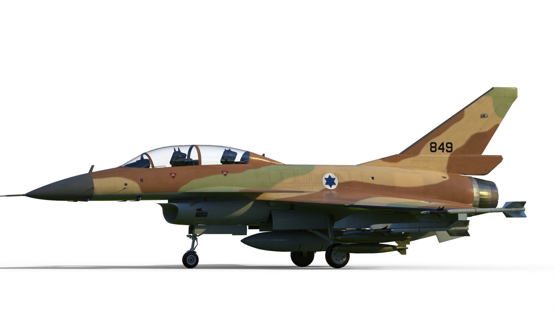 IAI Lavi fighter 3D model_12