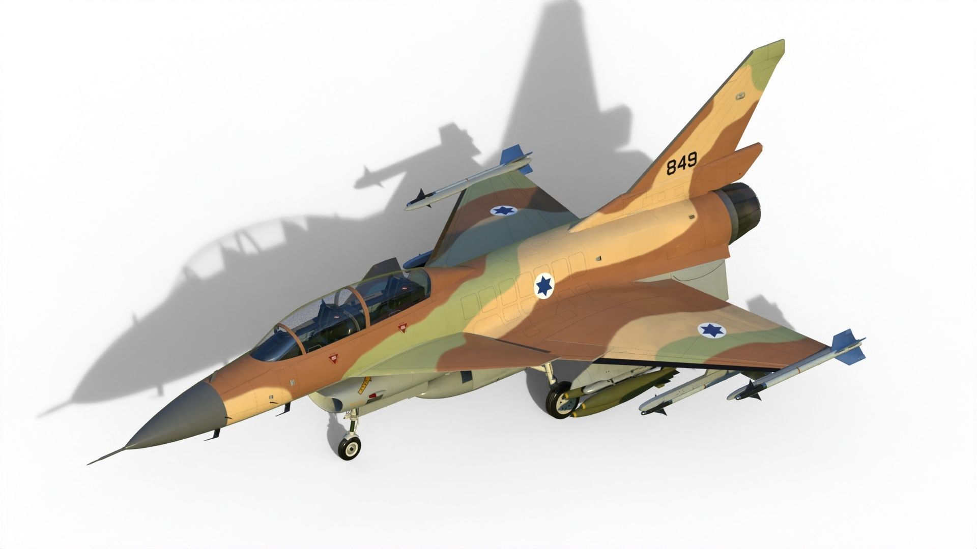 IAI Lavi fighter 3D model_13