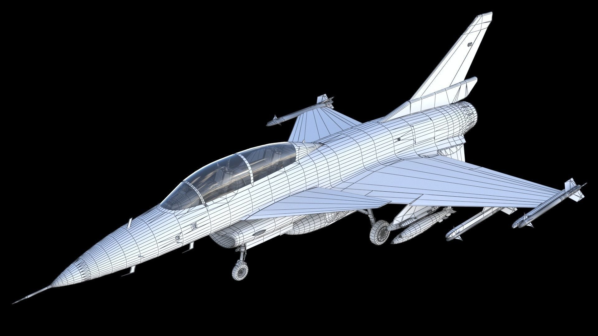 IAI Lavi fighter 3D model_28