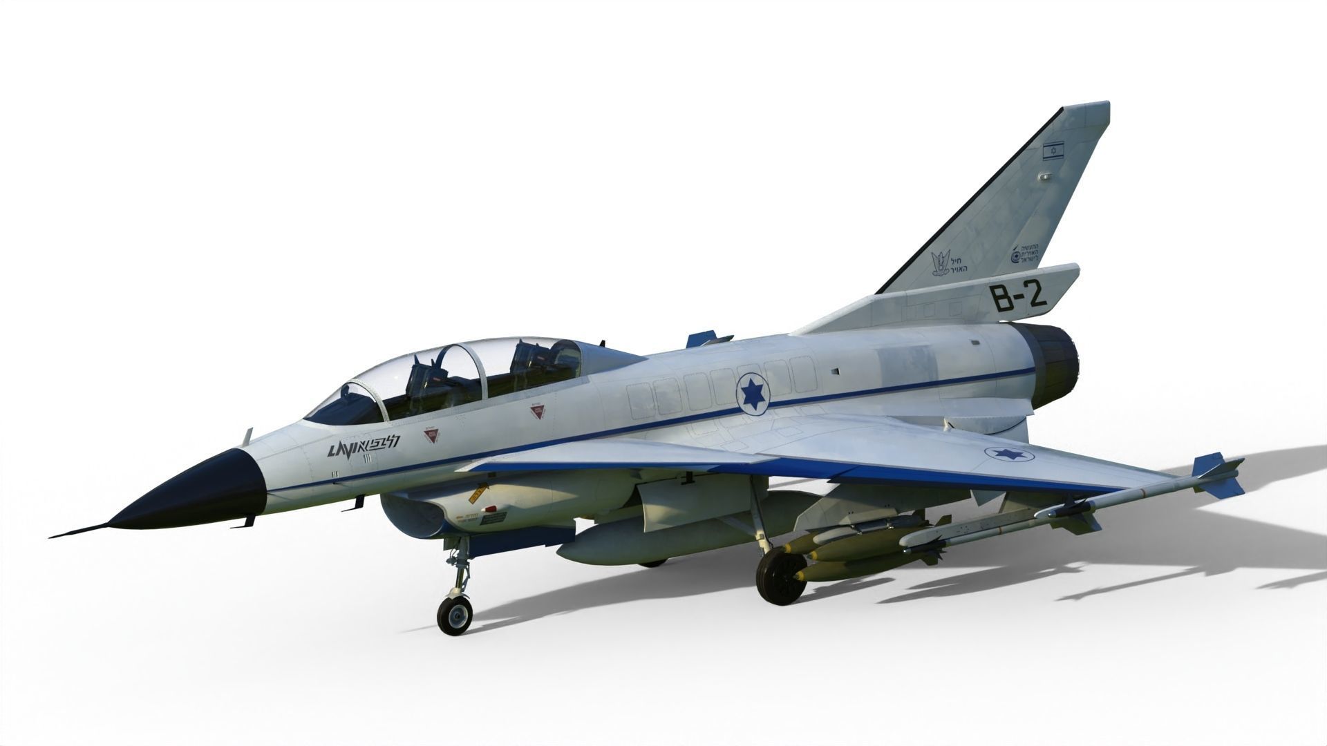 IAI Lavi fighter 3D model_18