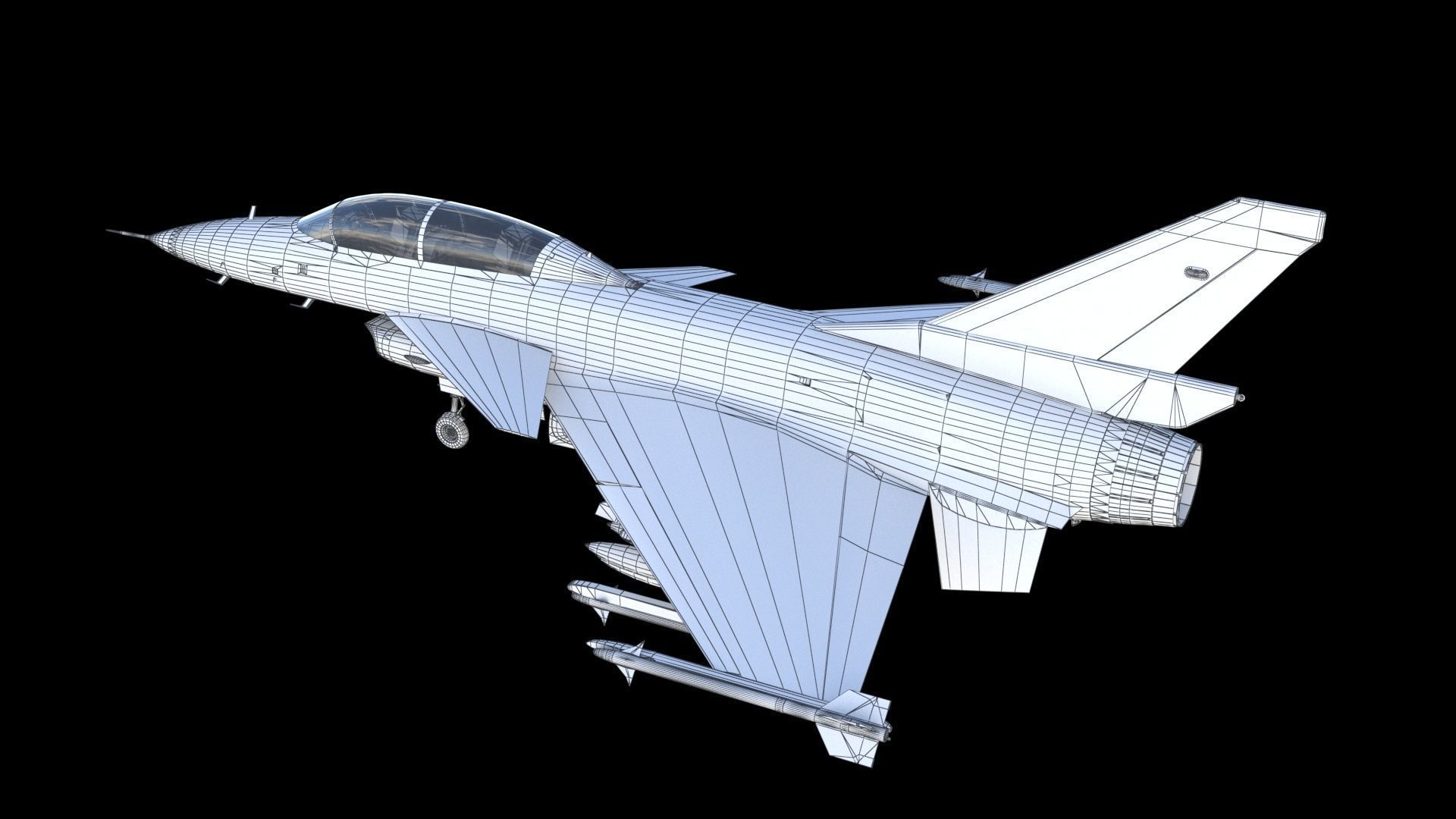 IAI Lavi fighter 3D model_30