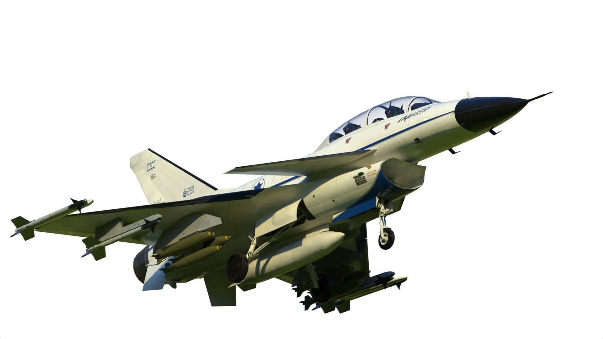 IAI Lavi fighter 3D model_3
