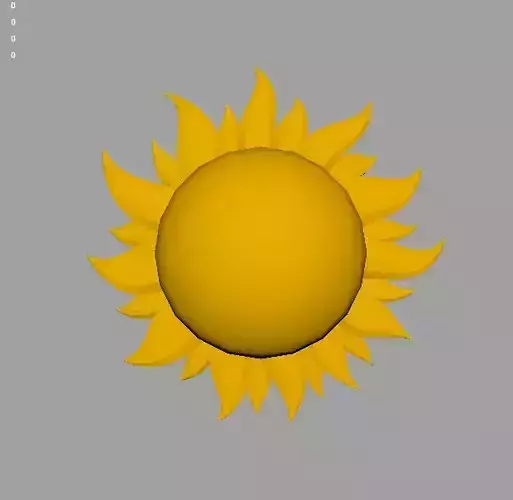 Sun 3d model