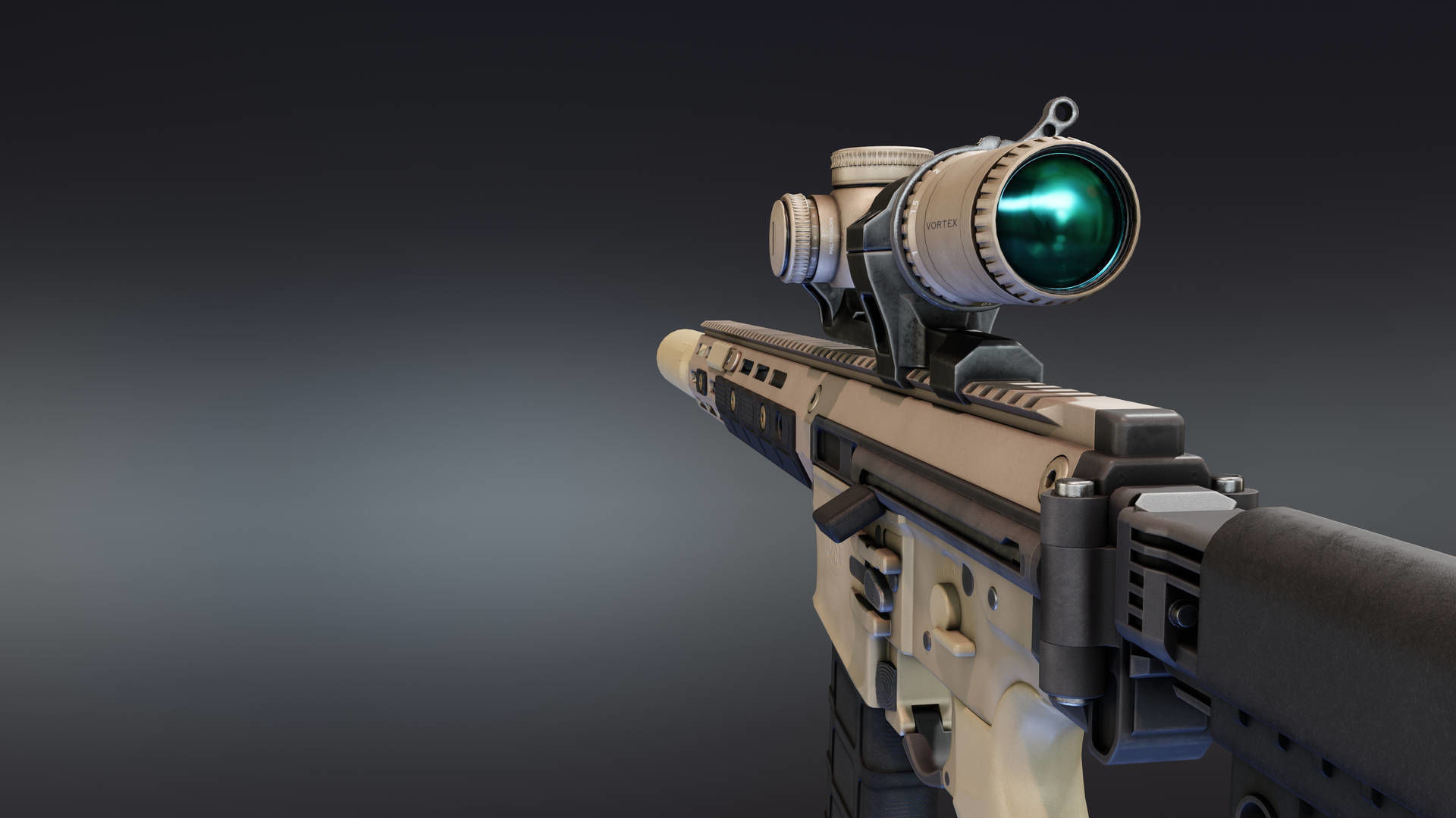 FN LICC IWS Rifle Low-poly 3D model_4