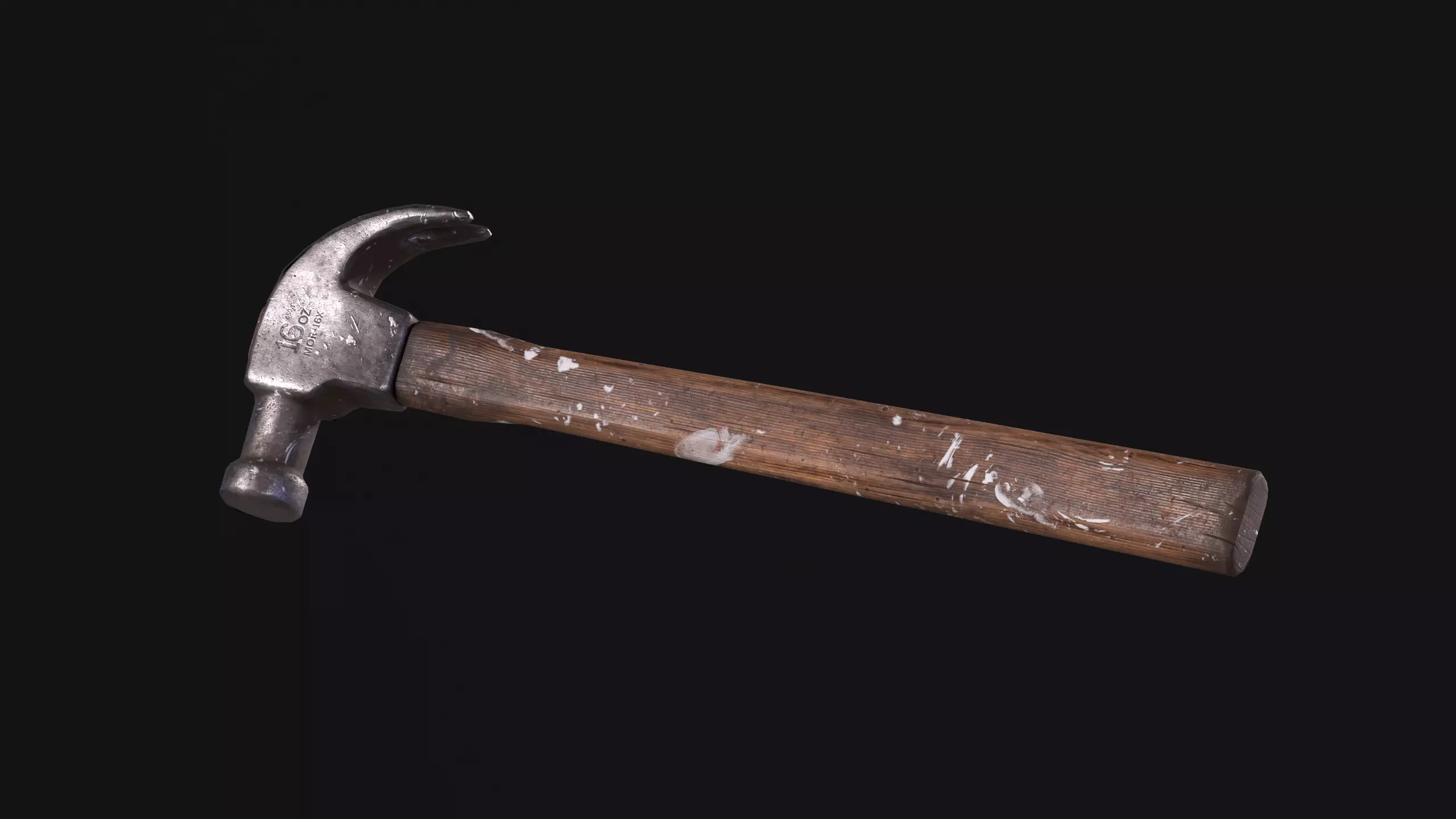 Hammer Low-poly 3D model_0