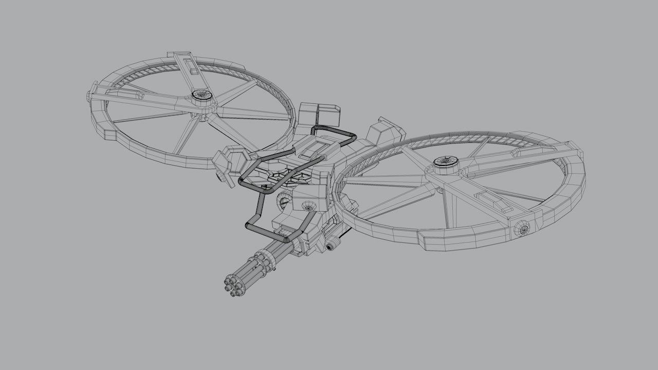 drone Free 3D model_3