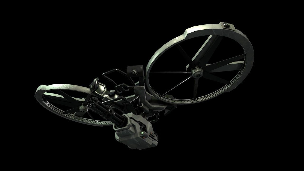 drone Free 3D model_10