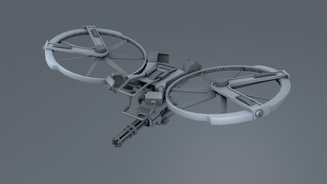 drone Free 3D model_2