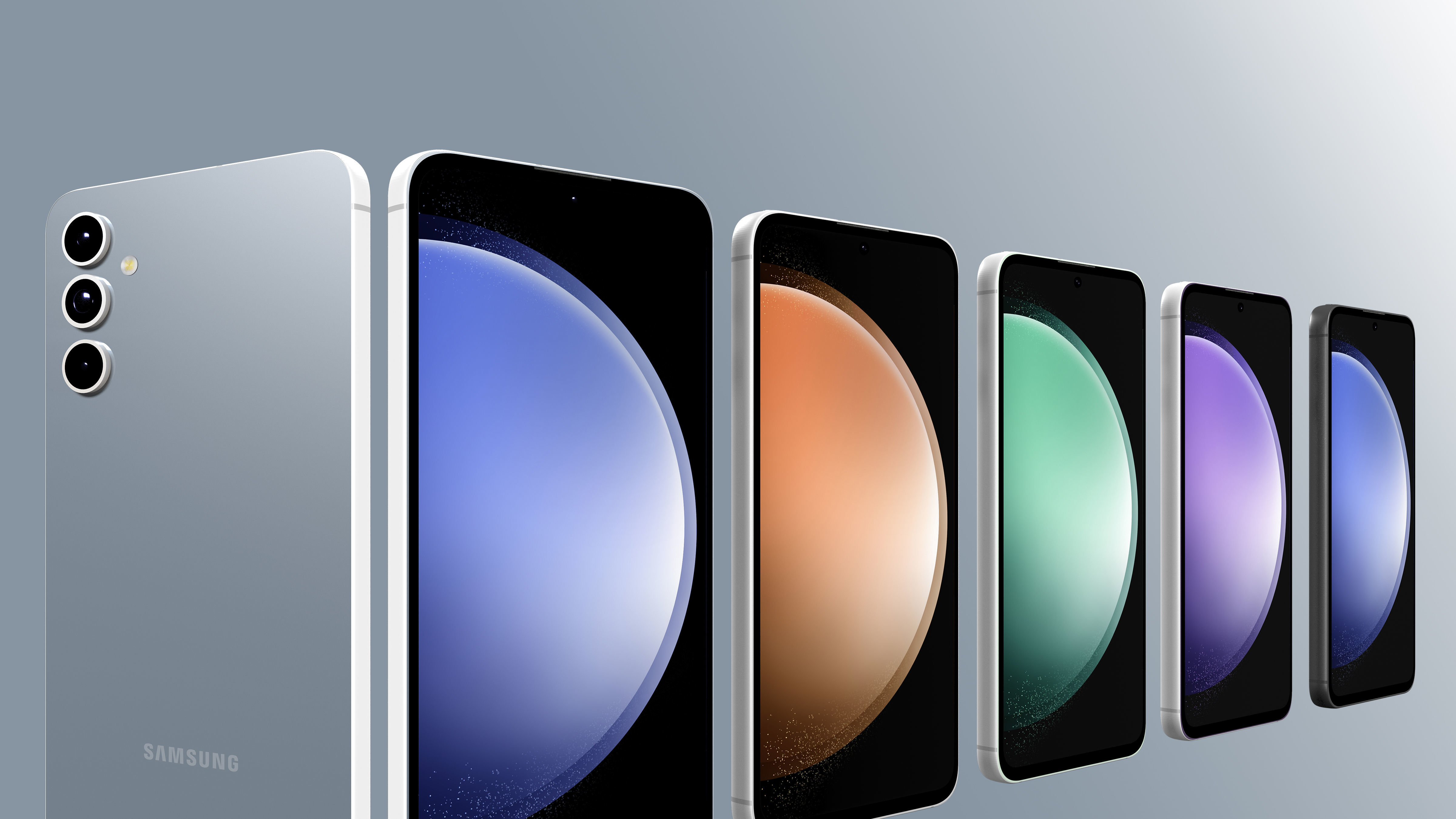 Samsung Galaxy S23 FE Low-poly 3D model_4