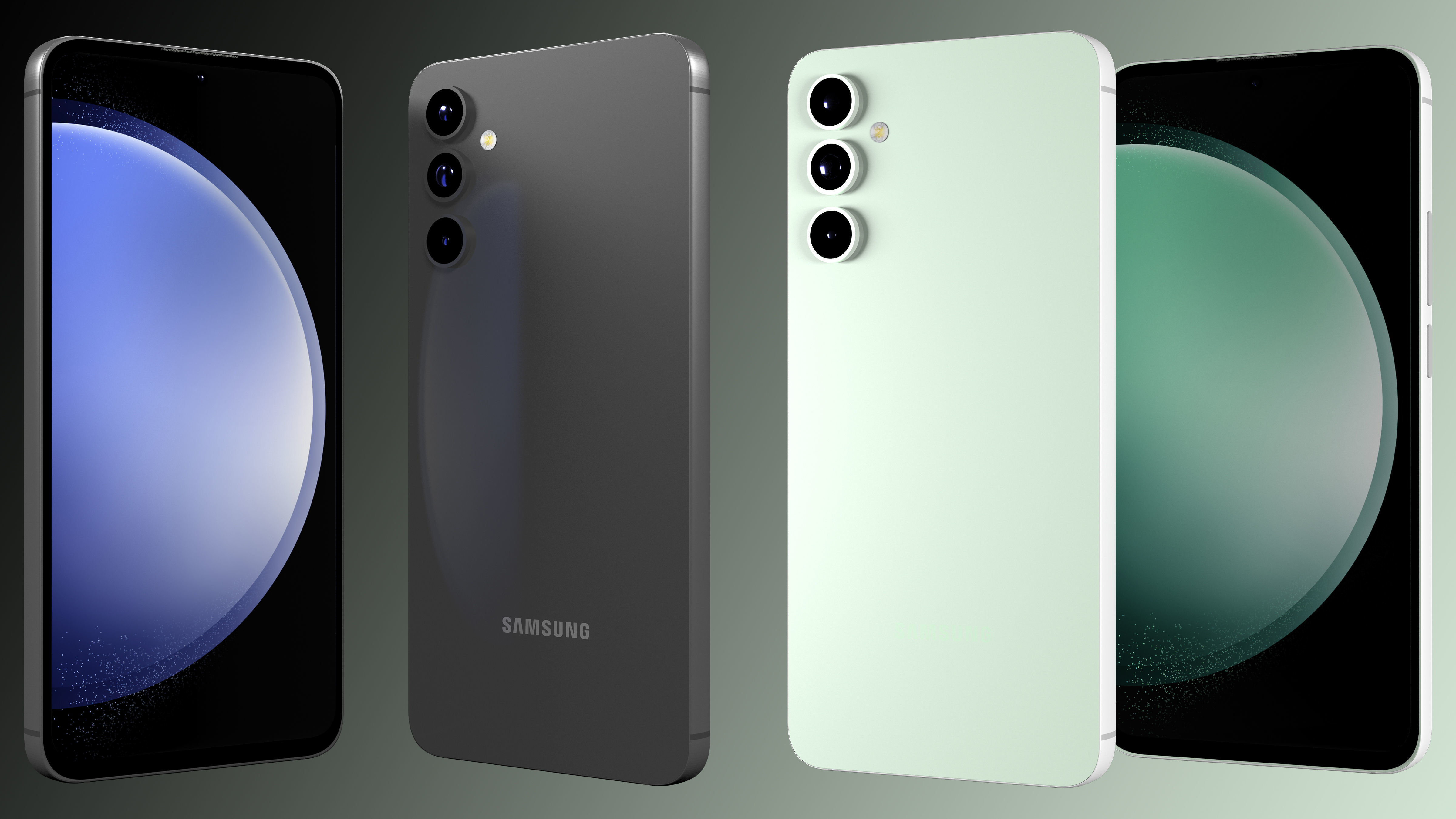 Samsung Galaxy S23 FE Low-poly 3D model_1