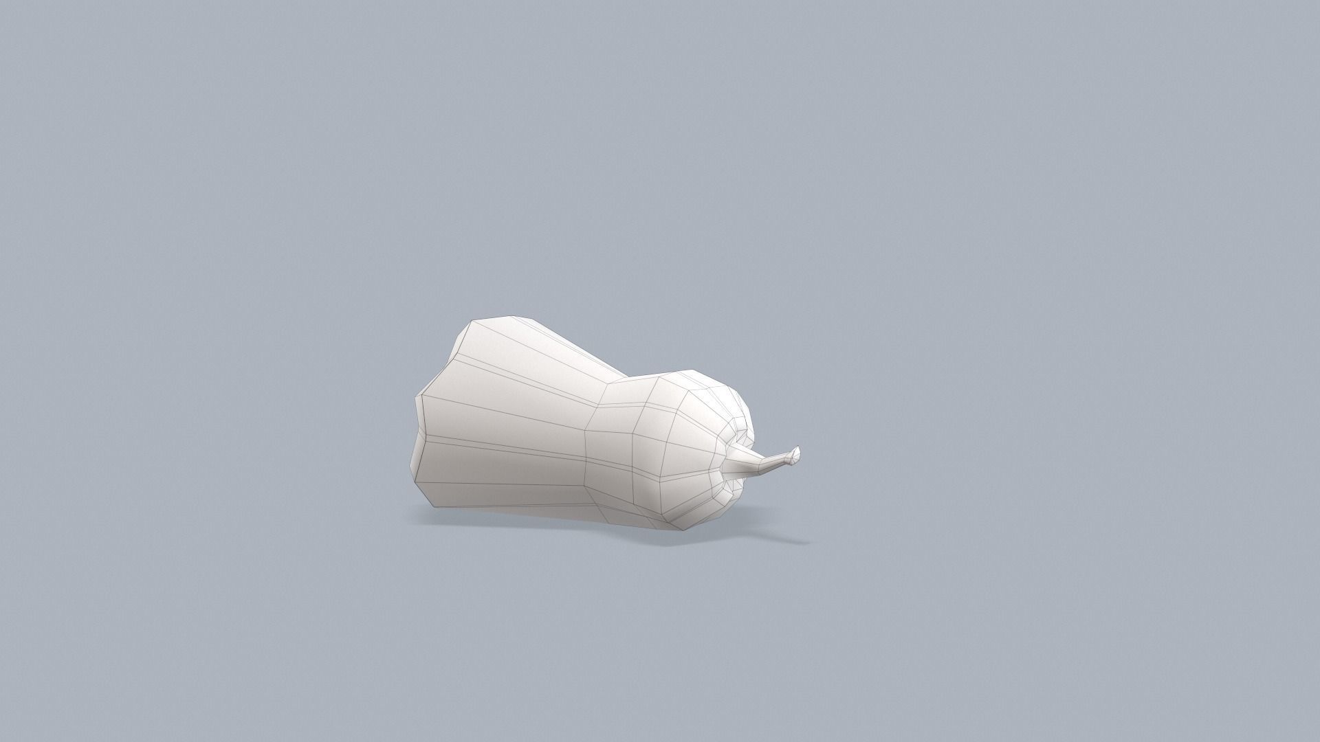 Stylized lowpoly pumpkins set Low-poly 3D model_21