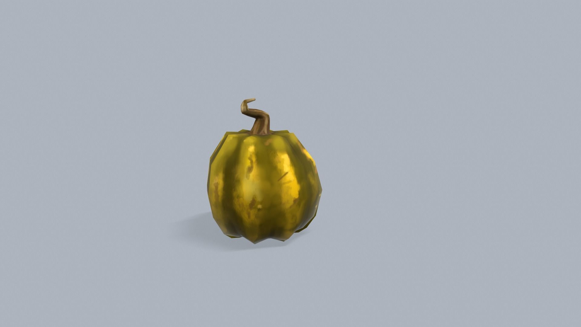 Stylized lowpoly pumpkins set Low-poly 3D model_18