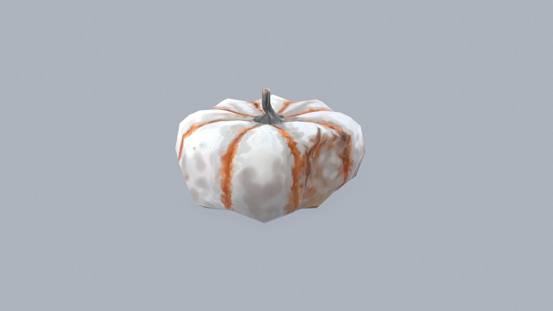 Stylized lowpoly pumpkins set Low-poly 3D model_22