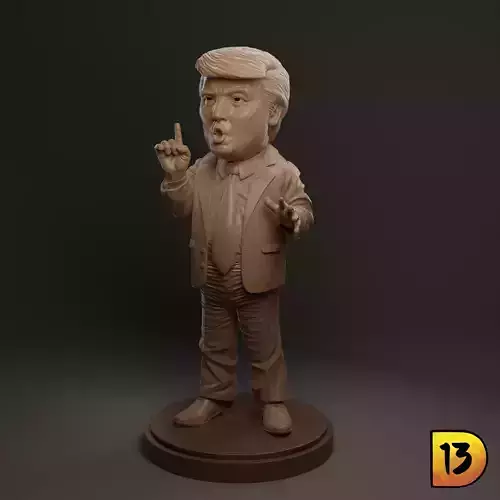 Mr Trump Action Figure
