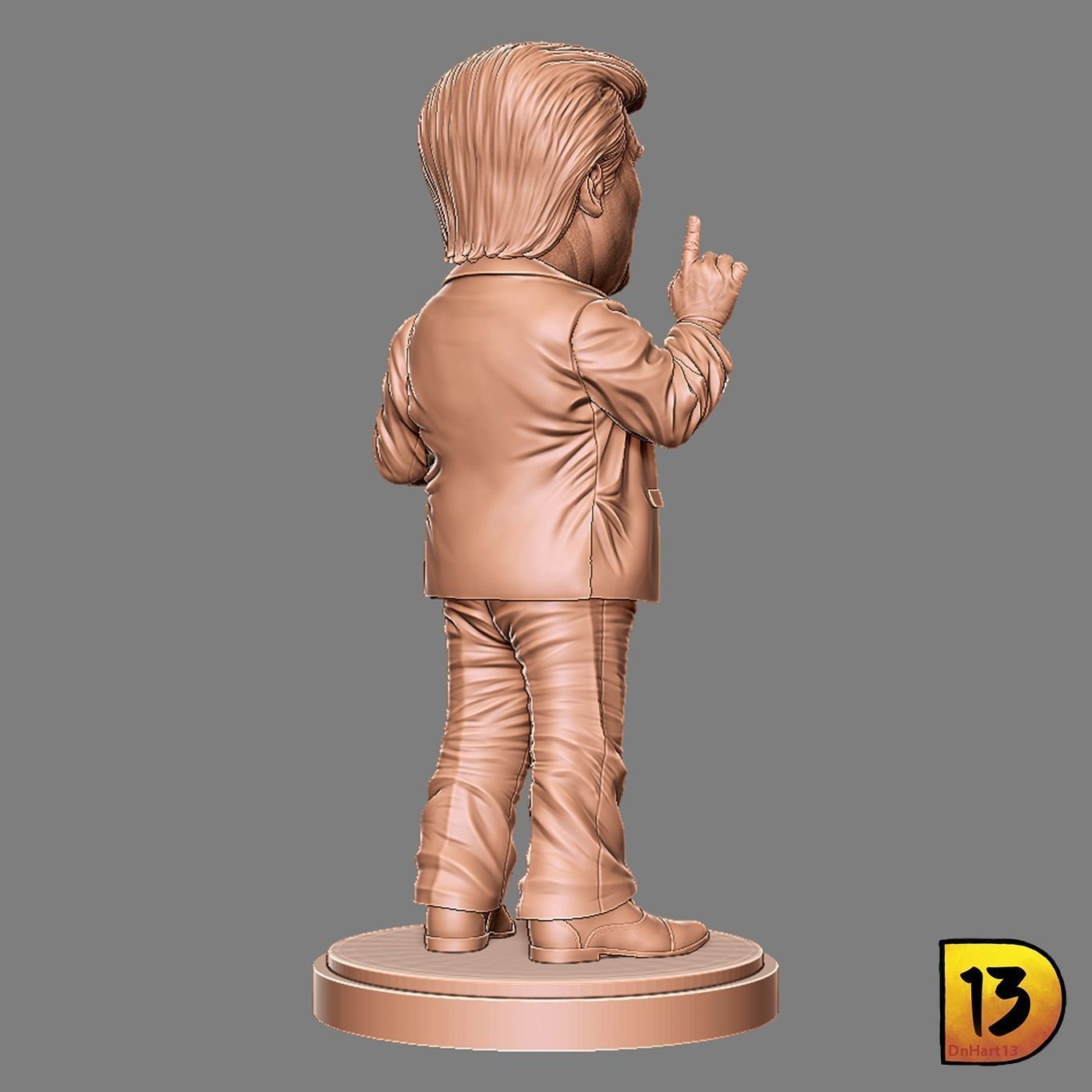 Mr Trump Action Figure 3D print model_3