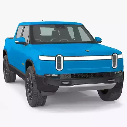 2023 Rivian R1T EV Pickup Truck Blue