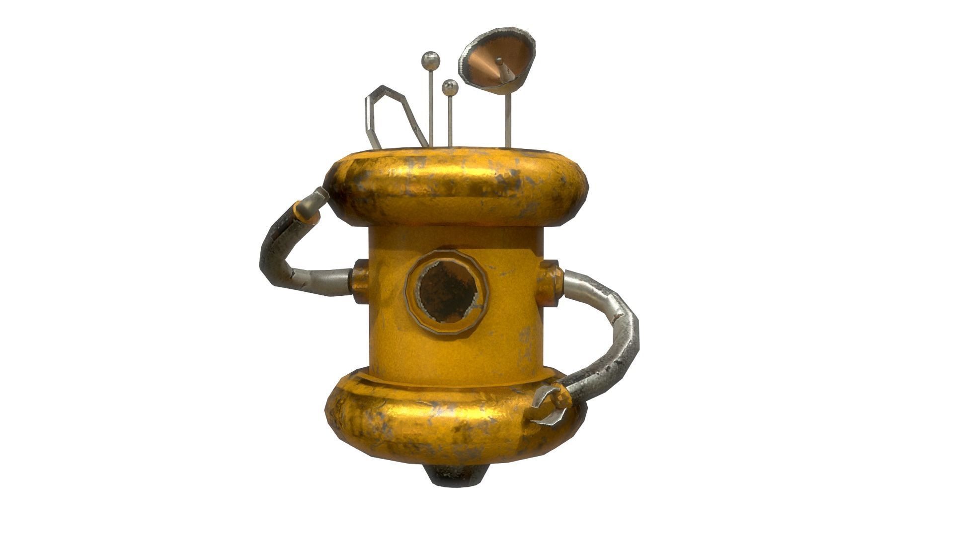 Cartoon Robot - Robotic - Robots set  3D model_9