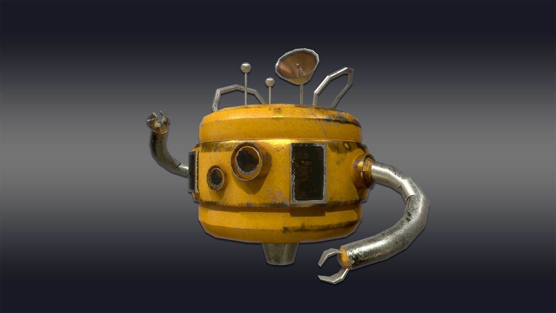 Cartoon Robot - Robotic - Robots set  3D model_6