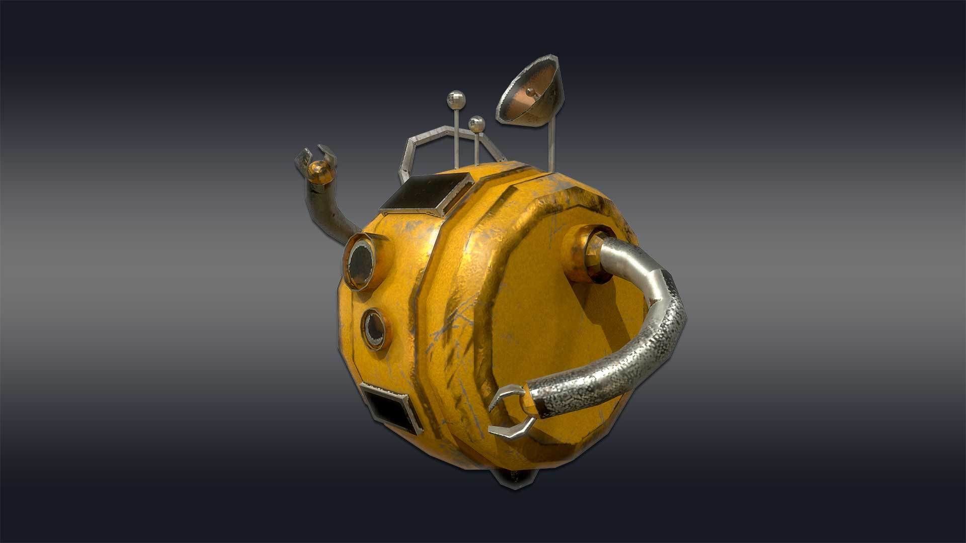 Cartoon Robot - Robotic - Robots set  3D model_8