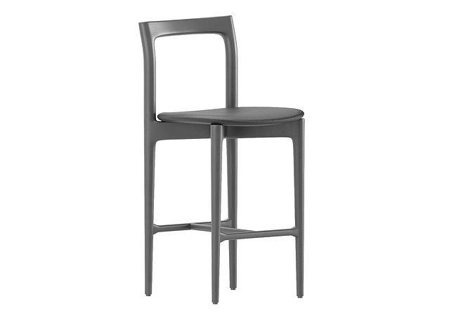 Grey Bar Chairs 3D model