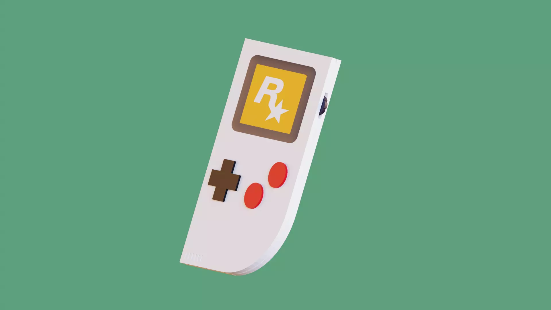 Gameboy 3D model_0