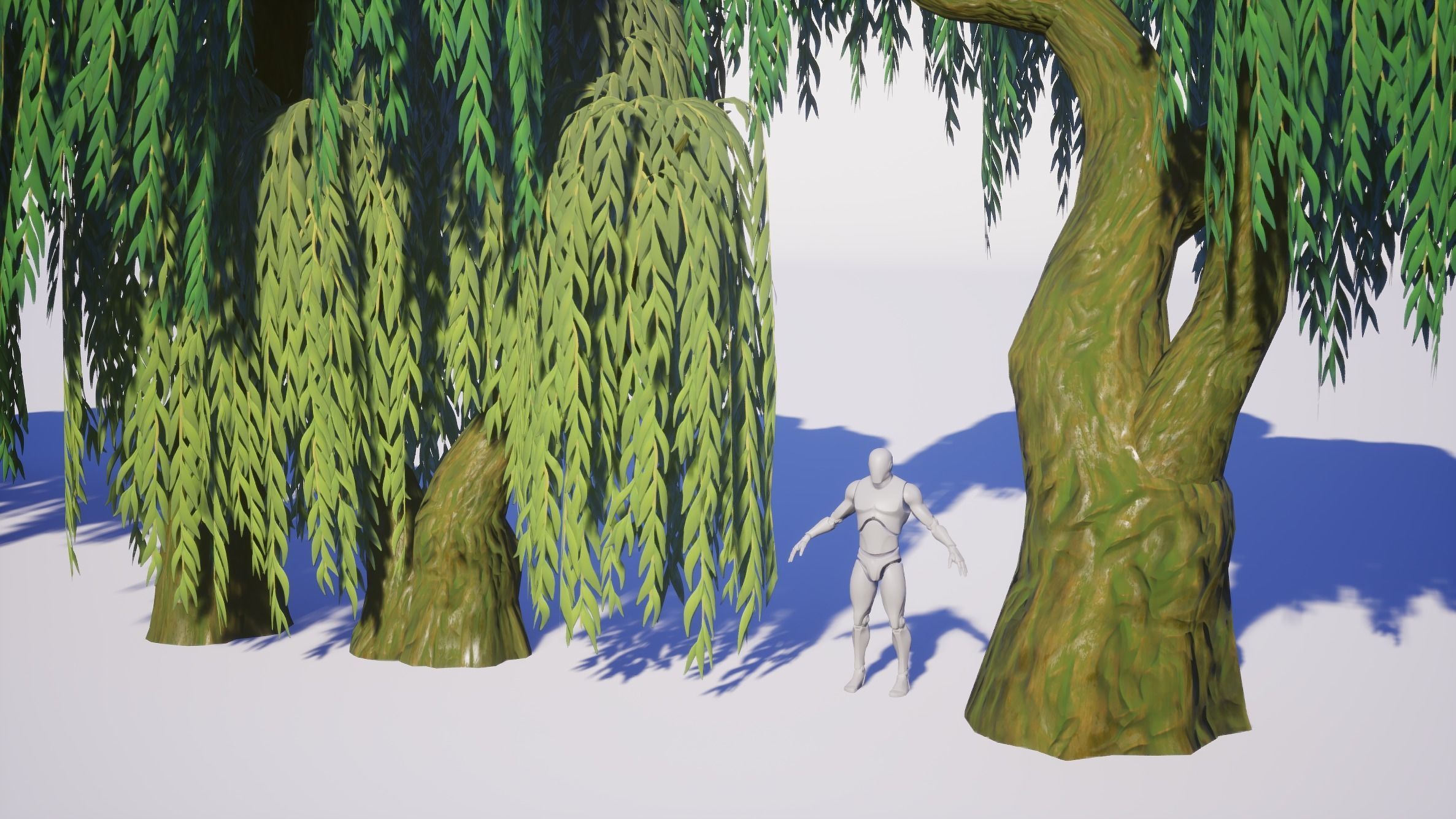 Simple Trees Pack Bundle Low-poly 3D model_40