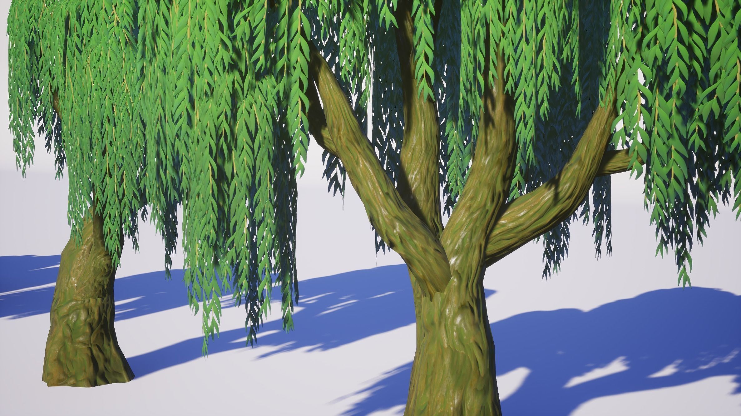 Simple Trees Pack Bundle Low-poly 3D model_41