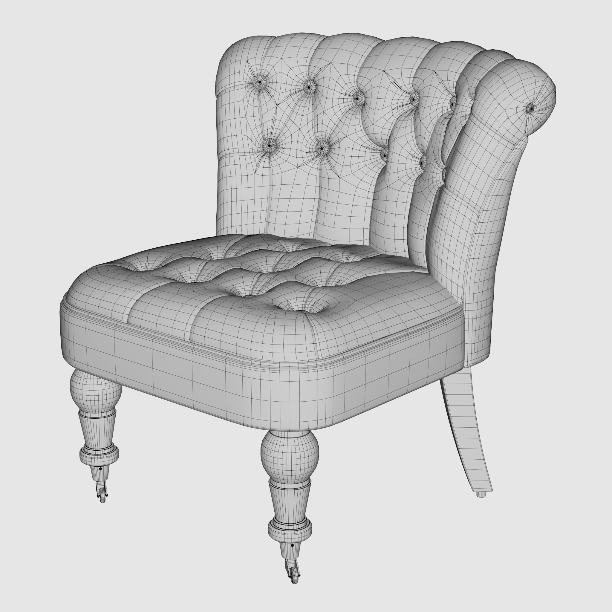 Chair 3 3D model_6