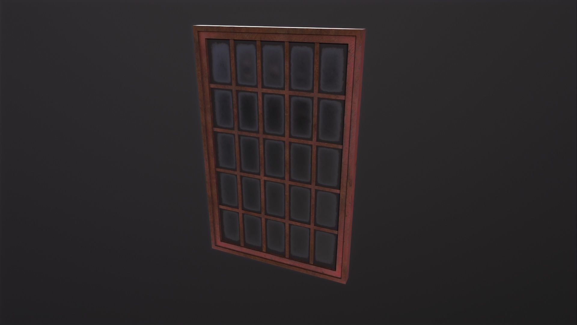 Window Old Factory 3D Model Low-poly 3D model_6