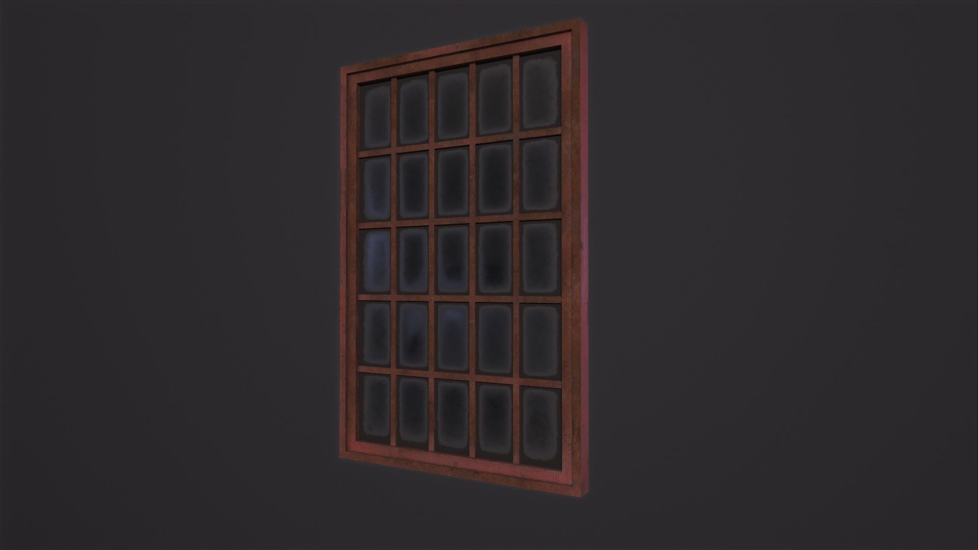 Window Old Factory 3D Model Low-poly 3D model_2