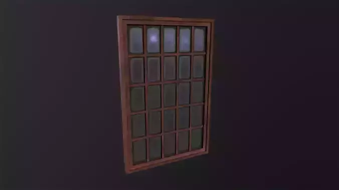 Window Old Factory 3D Model