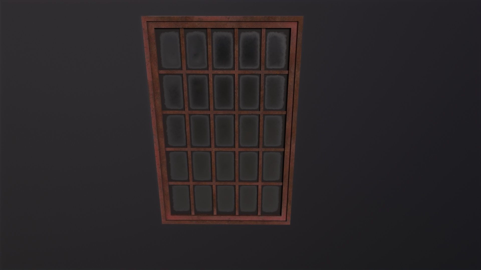 Window Old Factory 3D Model Low-poly 3D model_4