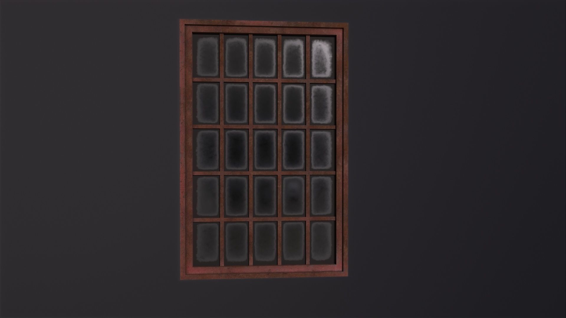 Window Old Factory 3D Model Low-poly 3D model_3