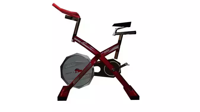 Spinning Bike Low Poly Free low-poly 3D model