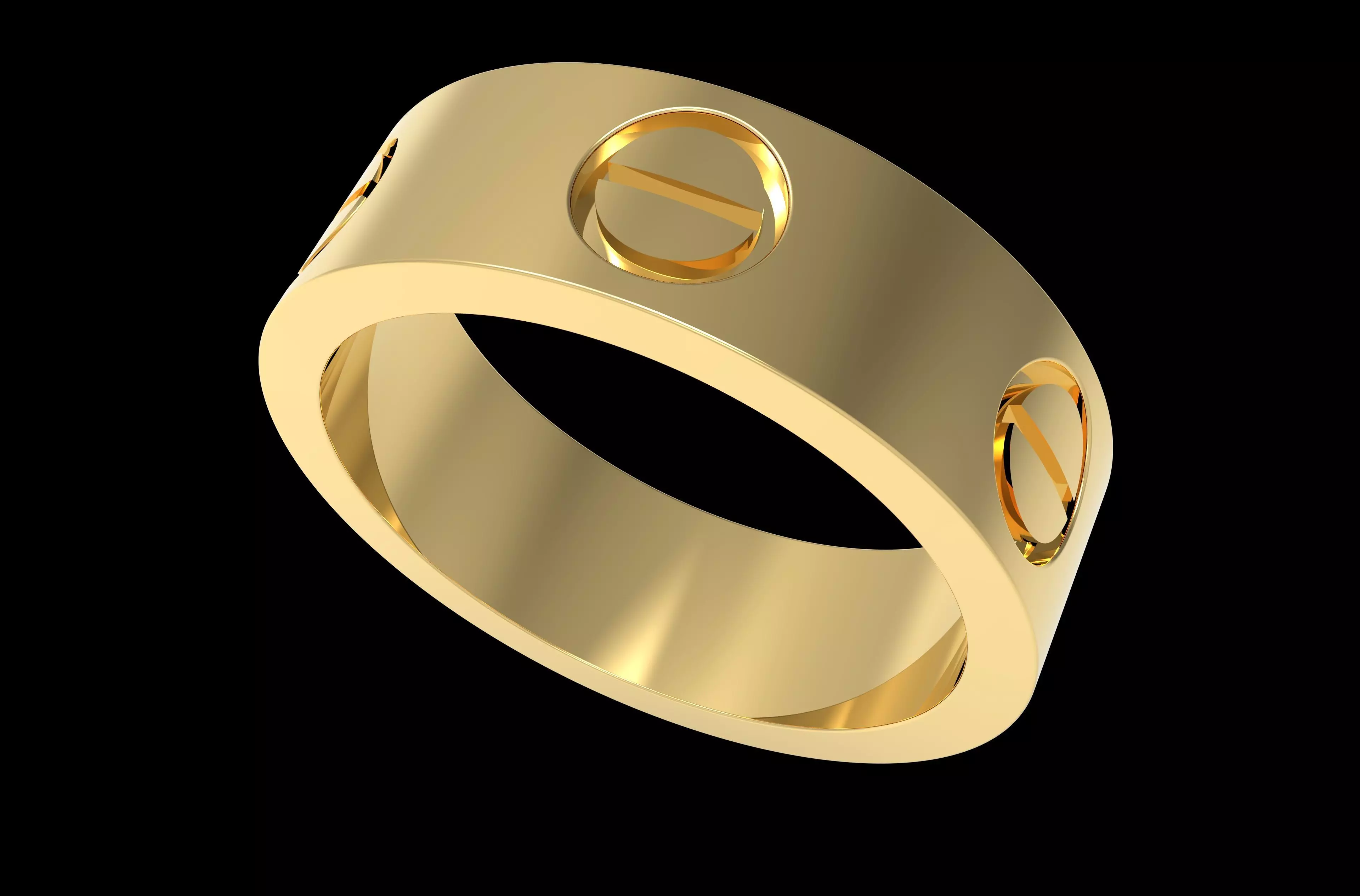 Love Ring 16 1mm 3D print model