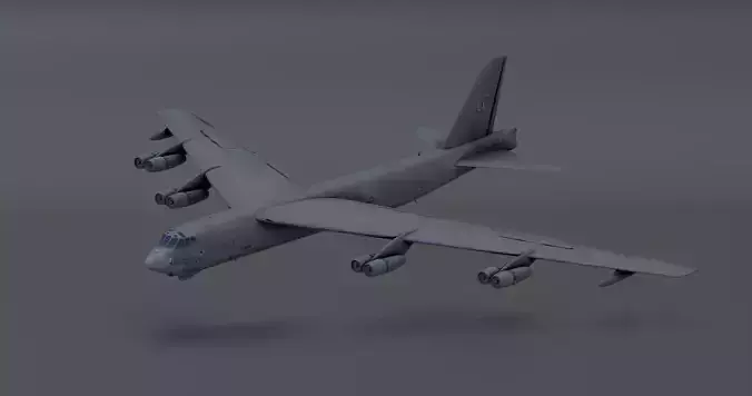 B52 Bomber - photorealistic