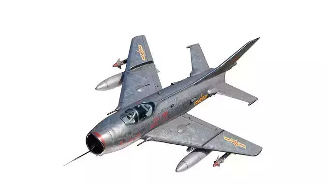 PBR PLAAF J6 J-6 Fighter Mig19 Farmer