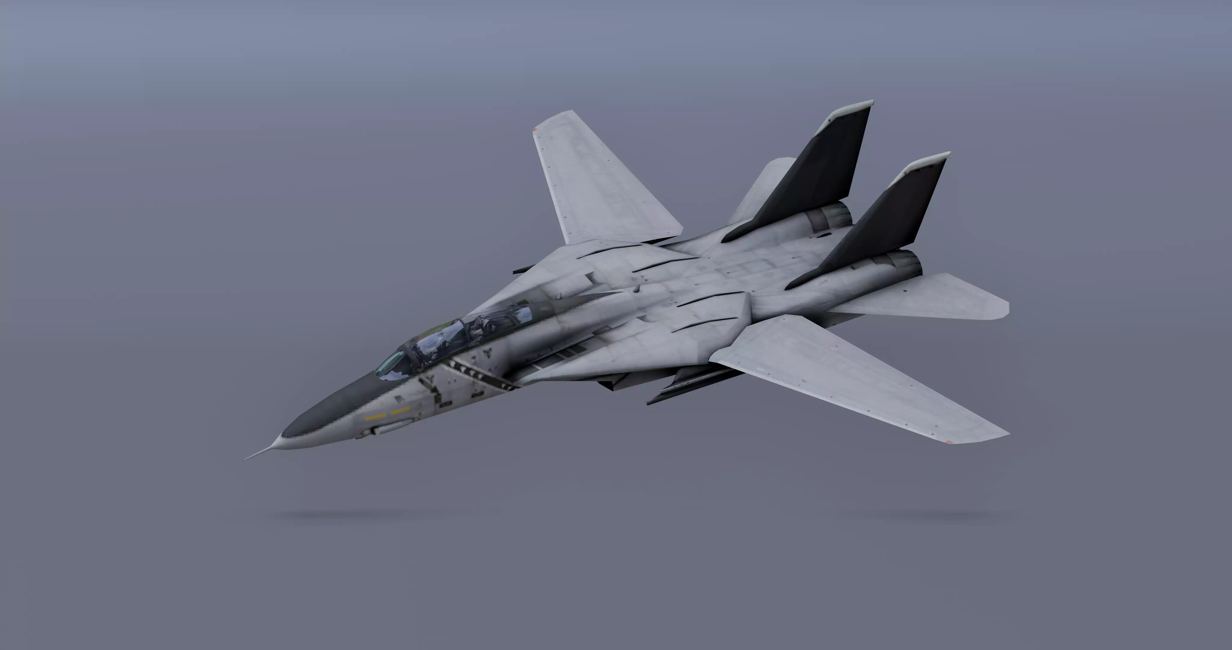 F14 - Bombcat Military aircraft Low-poly 3D model