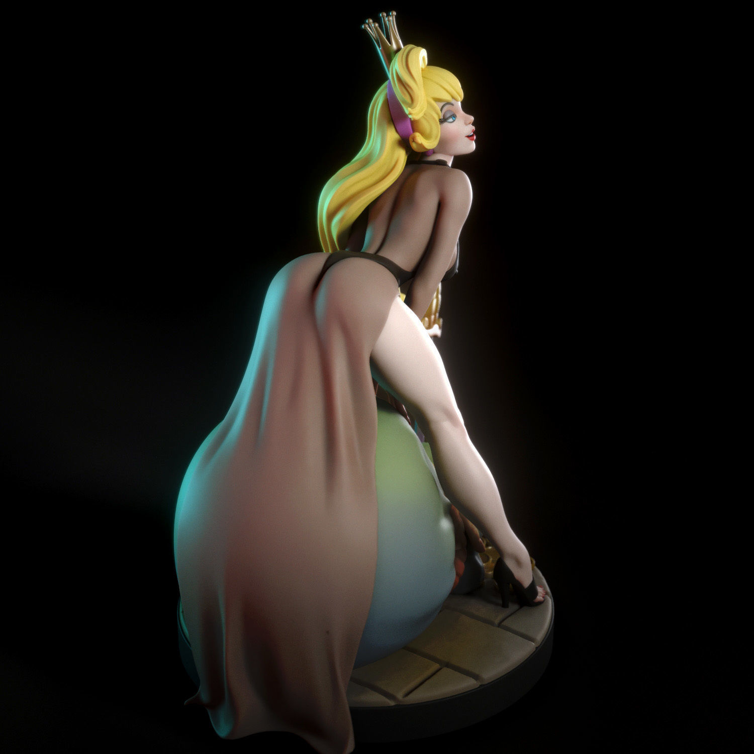 Princess Daphne 3D print model_1