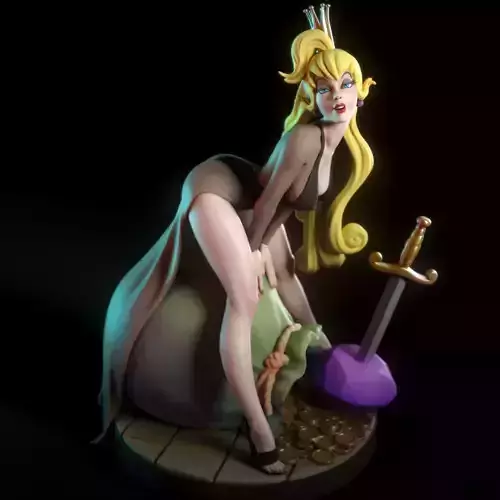 Princess Daphne 3D print model