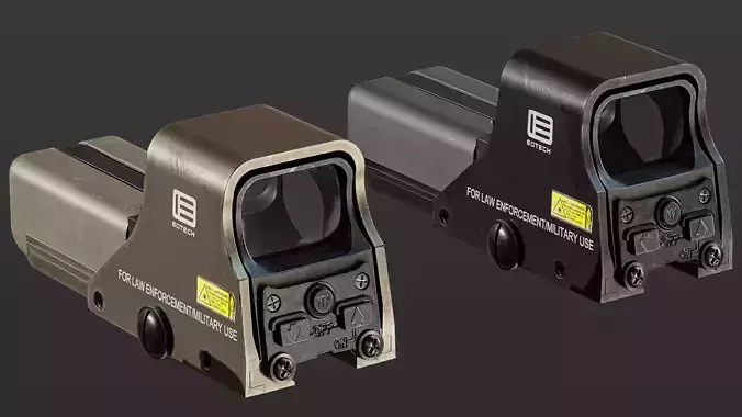 EoTech 552 Low-poly 3D model