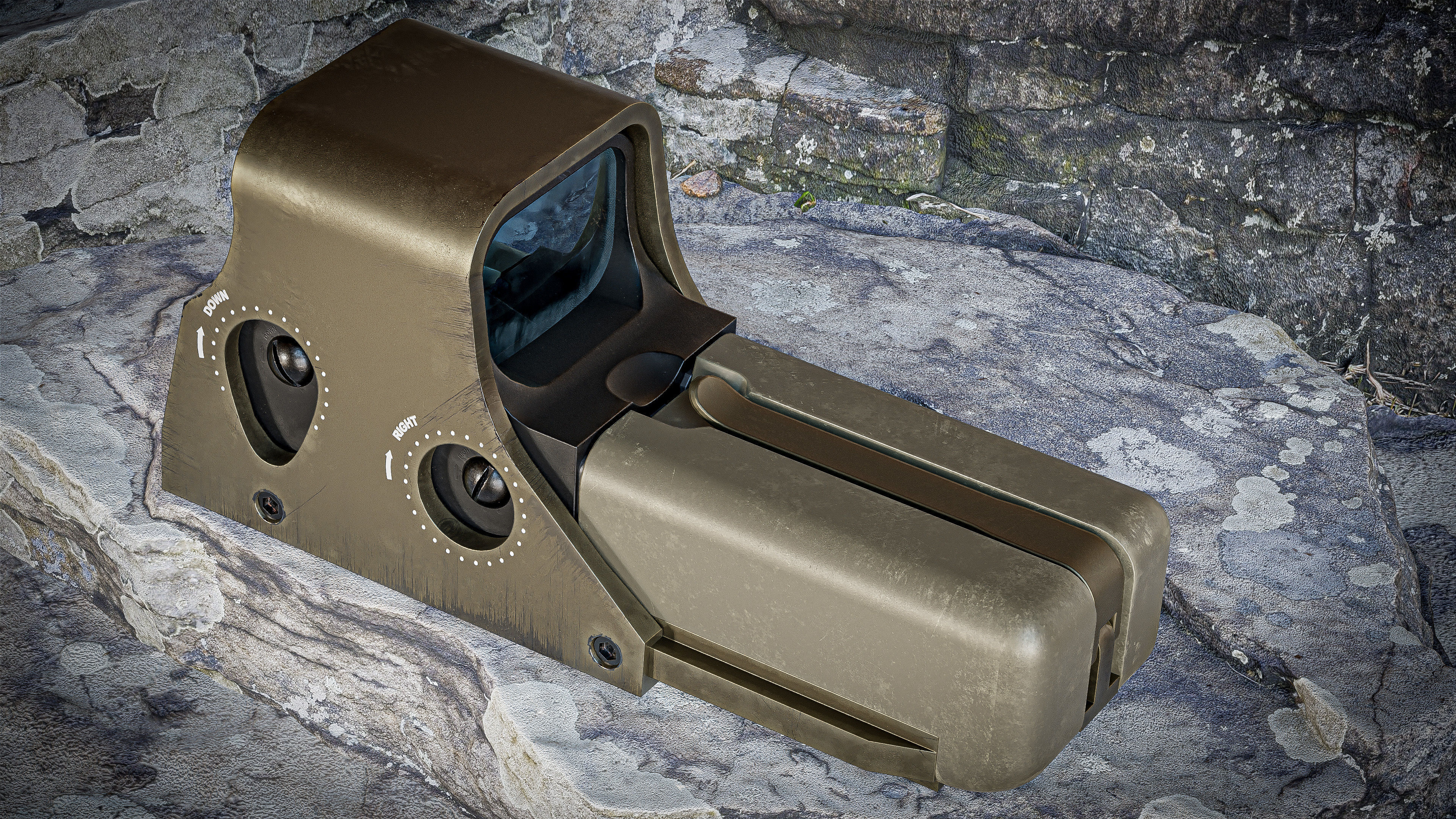 EoTech 552 Low-poly 3D model_2