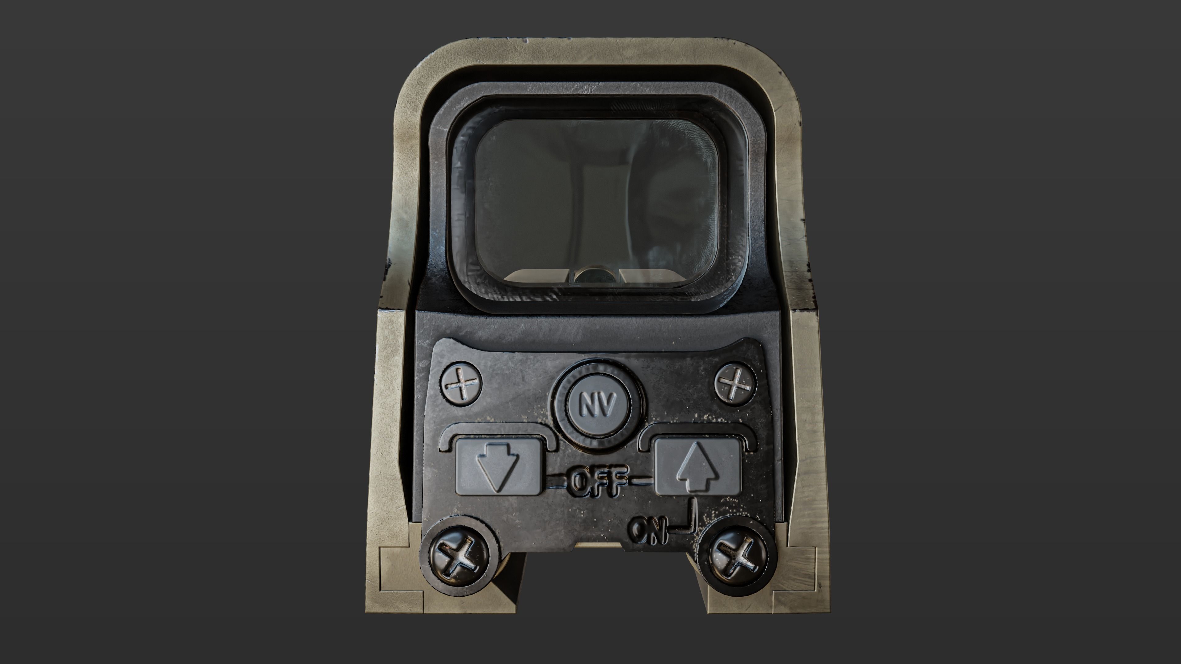 EoTech 552 Low-poly 3D model_6