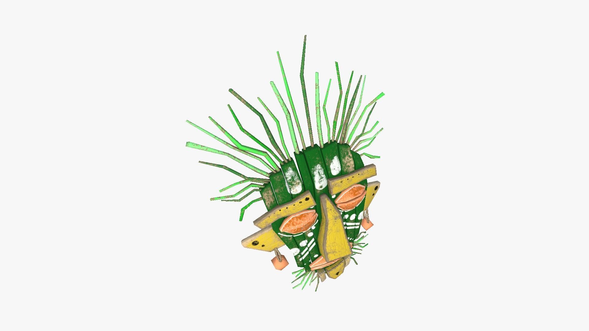 10 Tribal Masks A Collection - Headband Character Design _72