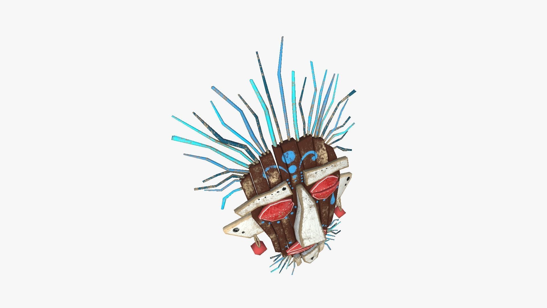 10 Tribal Masks A Collection - Headband Character Design _67