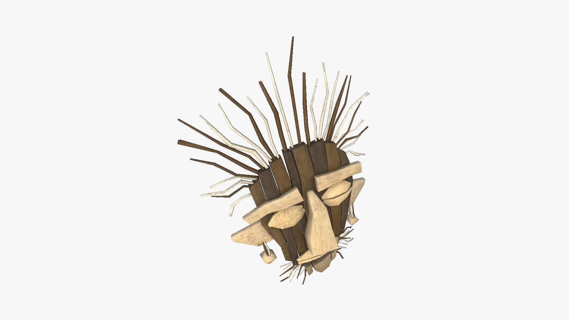 10 Tribal Masks A Collection - Headband Character Design _35