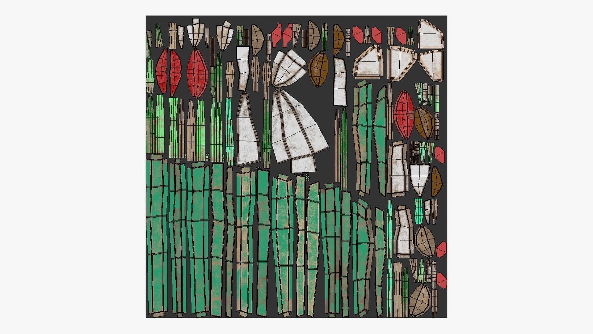 10 Tribal Masks A Collection - Headband Character Design _60