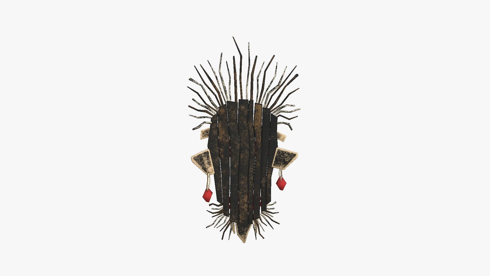 10 Tribal Masks A Collection - Headband Character Design _46